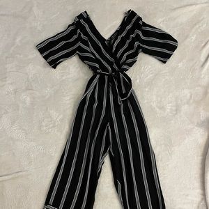 Striped jumpsuit